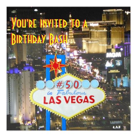 las vegas 50th birthday ideas